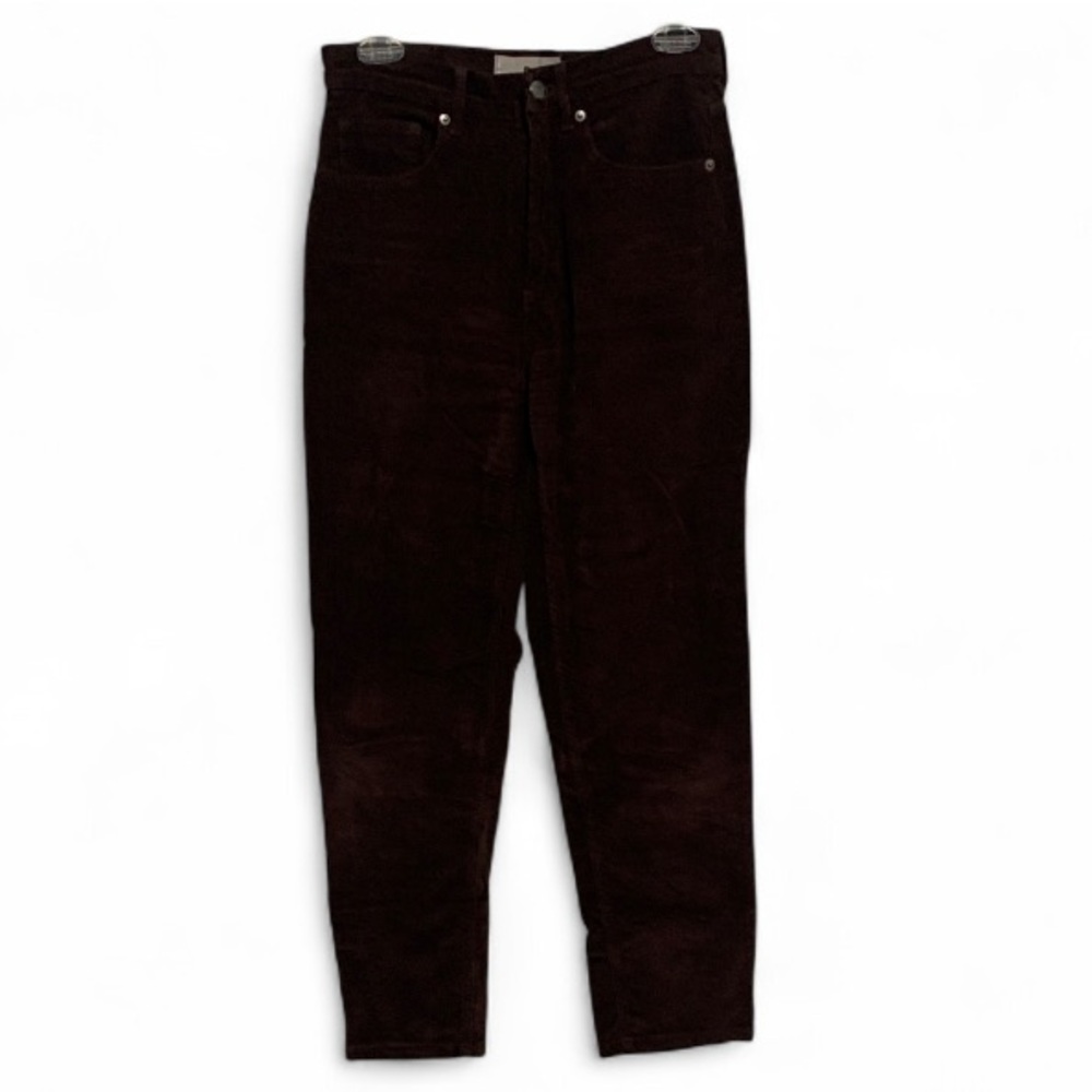 Everlane Dark Brown Corduroy Tapered Pants